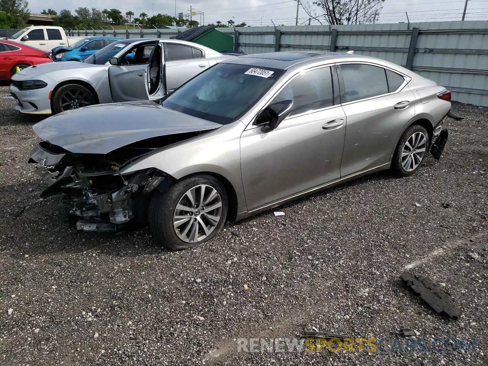 2 Photograph of a damaged car 58ABZ1B15KU035238 LEXUS ES350 2019