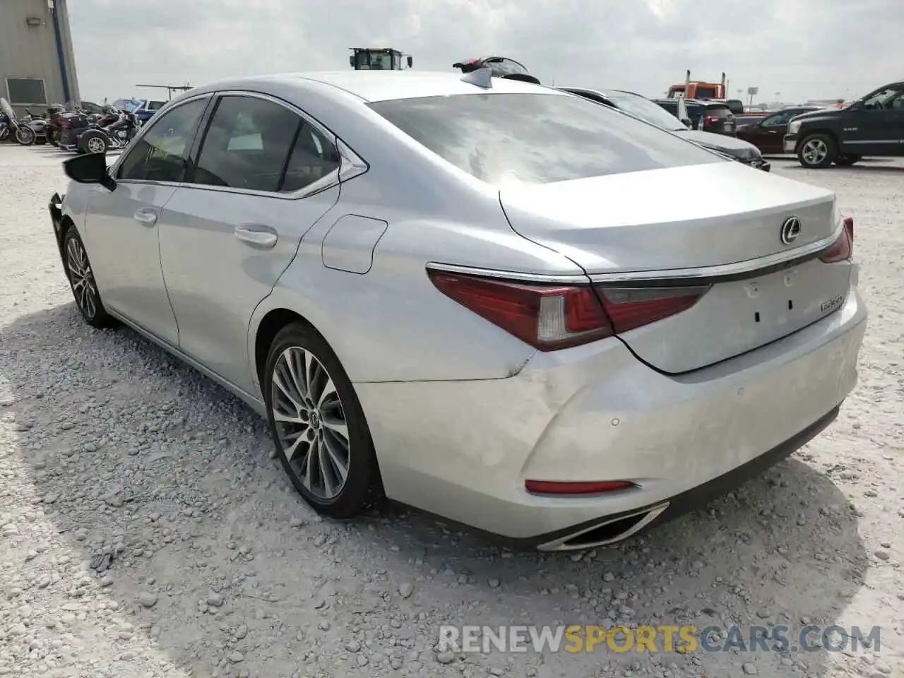 3 Photograph of a damaged car 58ABZ1B15KU036129 LEXUS ES350 2019