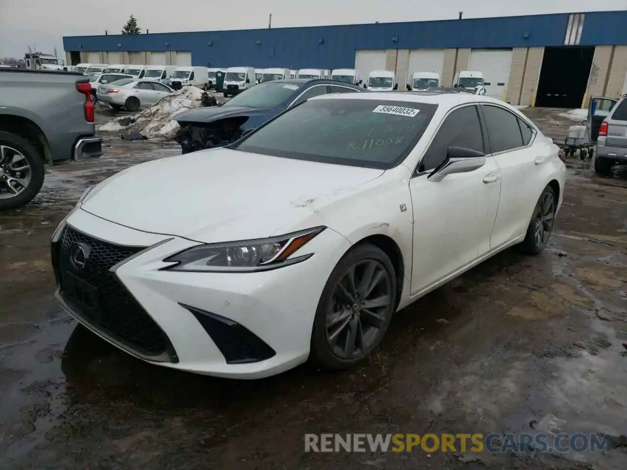 2 Photograph of a damaged car 58ABZ1B15KU037670 LEXUS ES350 2019