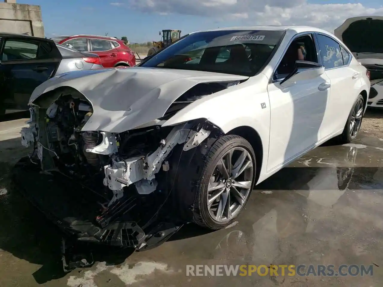 2 Photograph of a damaged car 58ABZ1B15KU040388 LEXUS ES350 2019