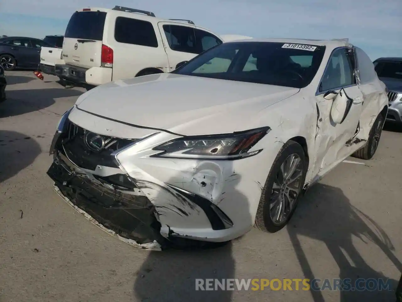 2 Photograph of a damaged car 58ABZ1B15KU043288 LEXUS ES350 2019