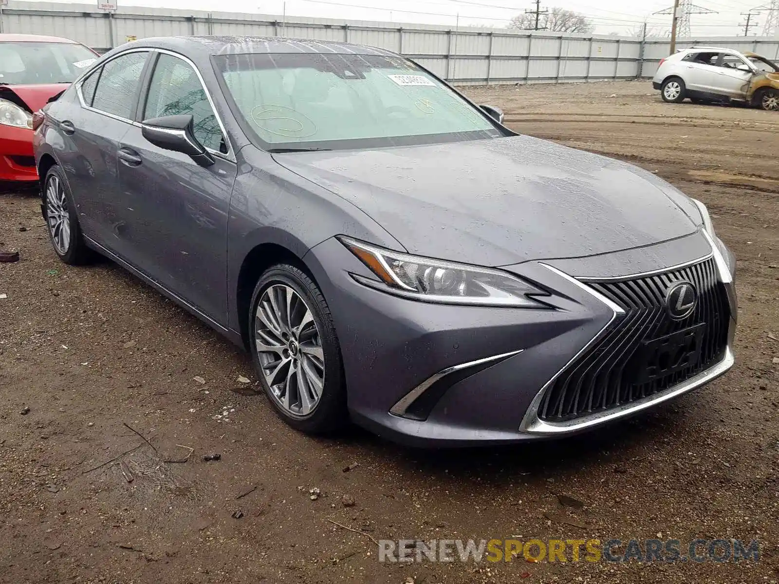 1 Photograph of a damaged car 58ABZ1B15KU043856 LEXUS ES350 2019