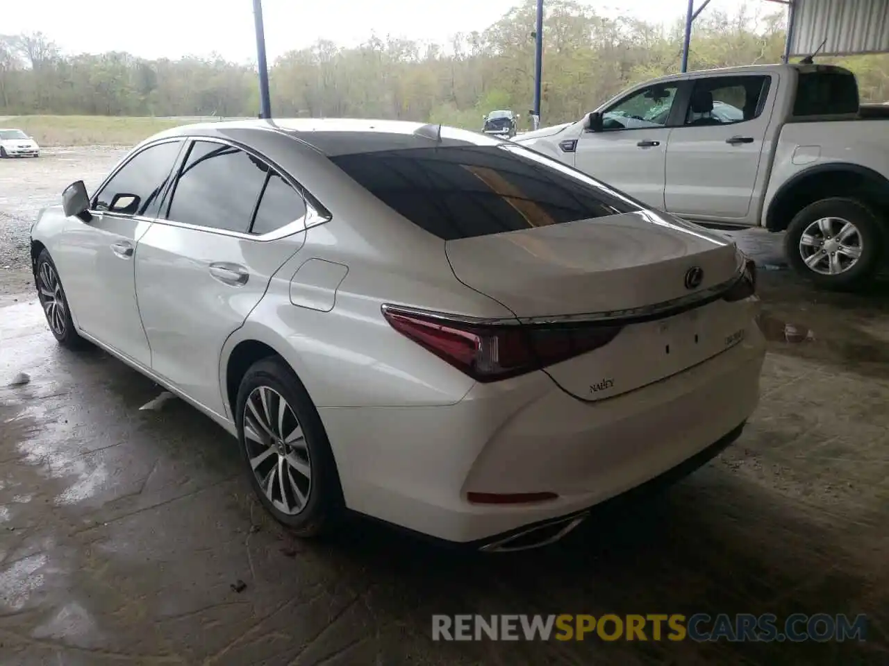 3 Photograph of a damaged car 58ABZ1B15KU045591 LEXUS ES350 2019