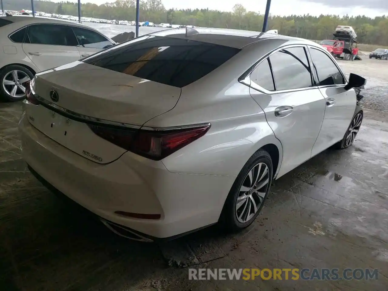 4 Фотография поврежденного автомобиля 58ABZ1B15KU045591 LEXUS ES350 2019