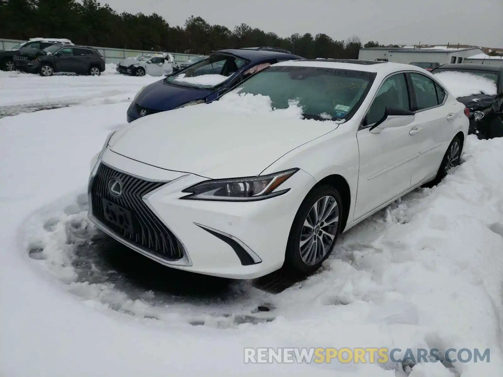 2 Photograph of a damaged car 58ABZ1B15KU048748 LEXUS ES350 2019