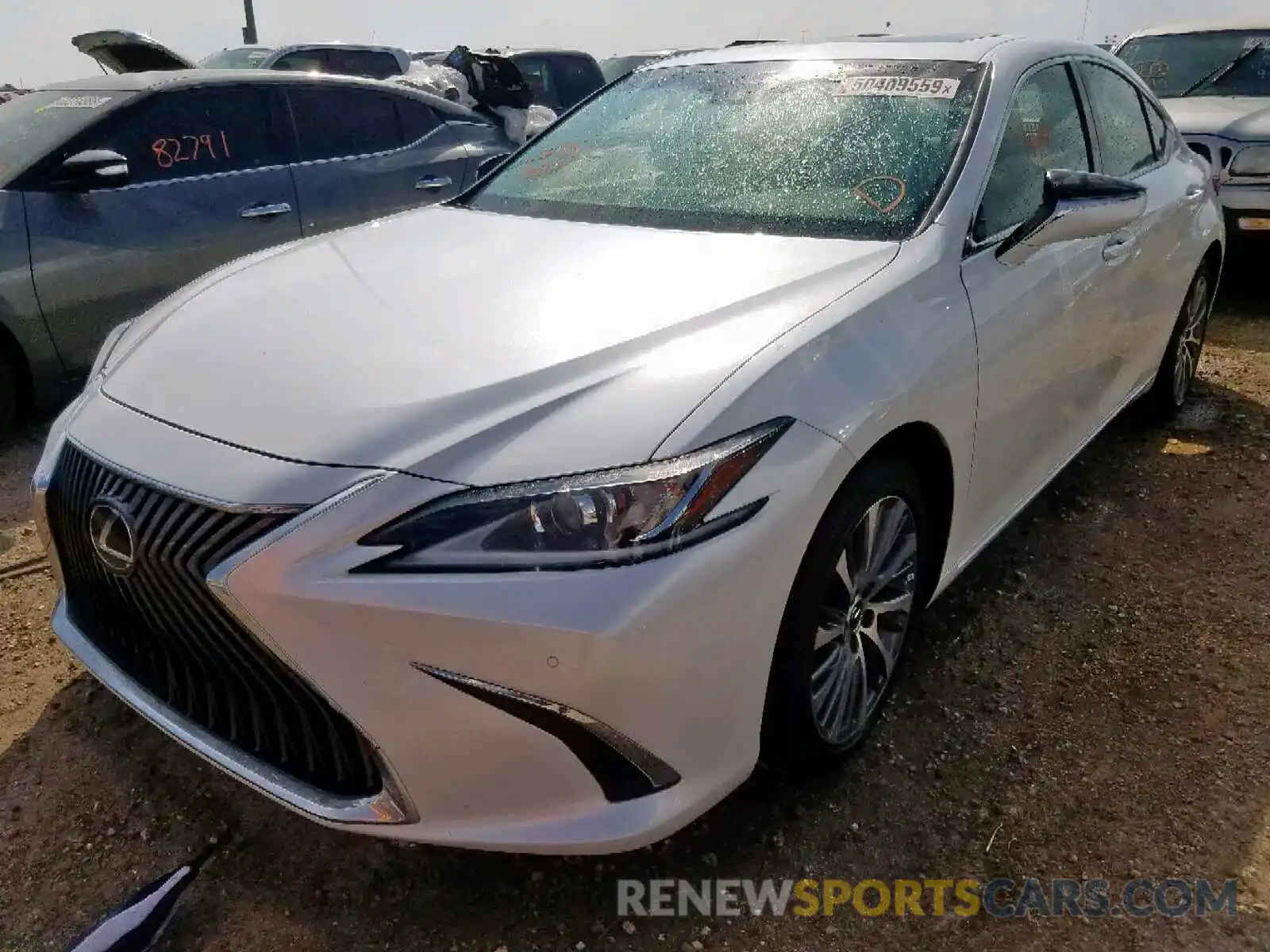 2 Photograph of a damaged car 58ABZ1B16KU004208 LEXUS ES350 2019