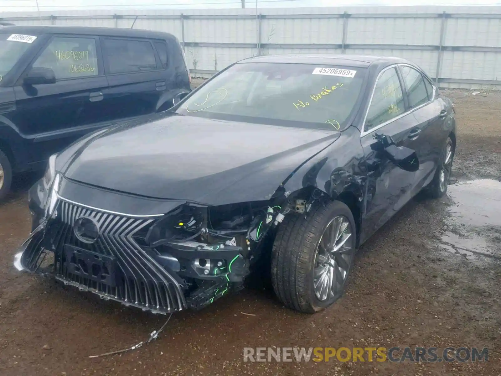 2 Photograph of a damaged car 58ABZ1B16KU006668 LEXUS ES350 2019