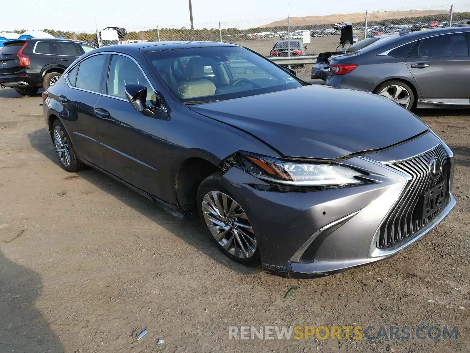 1 Photograph of a damaged car 58ABZ1B16KU009196 LEXUS ES350 2019