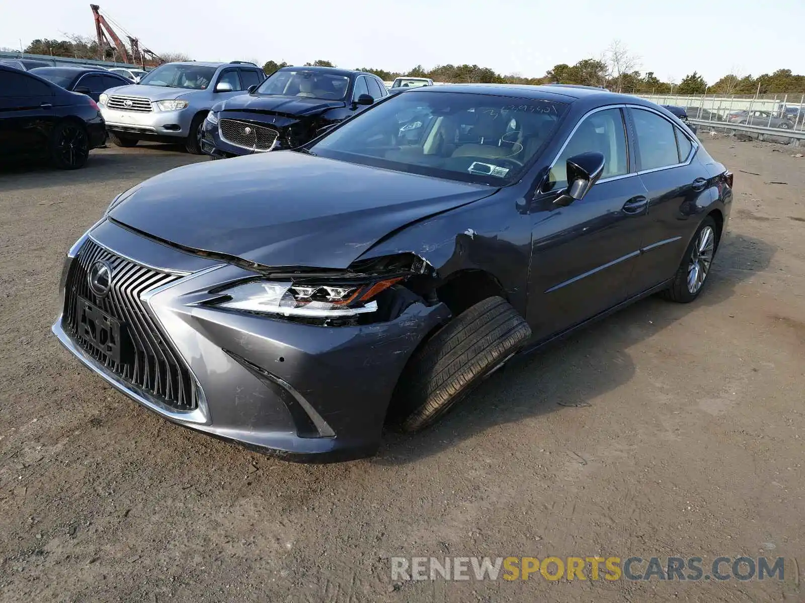 2 Photograph of a damaged car 58ABZ1B16KU009196 LEXUS ES350 2019