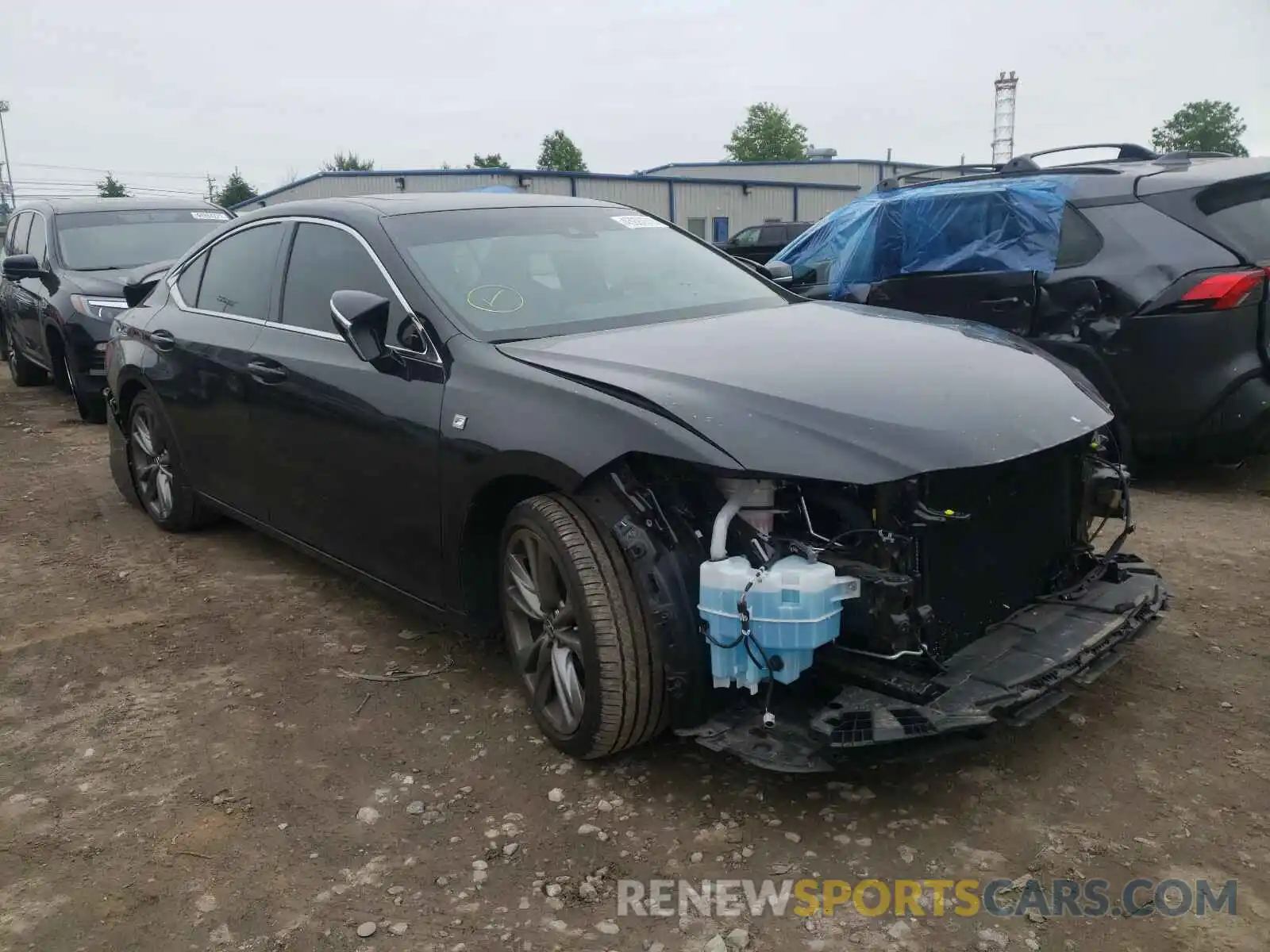 1 Photograph of a damaged car 58ABZ1B16KU012289 LEXUS ES350 2019