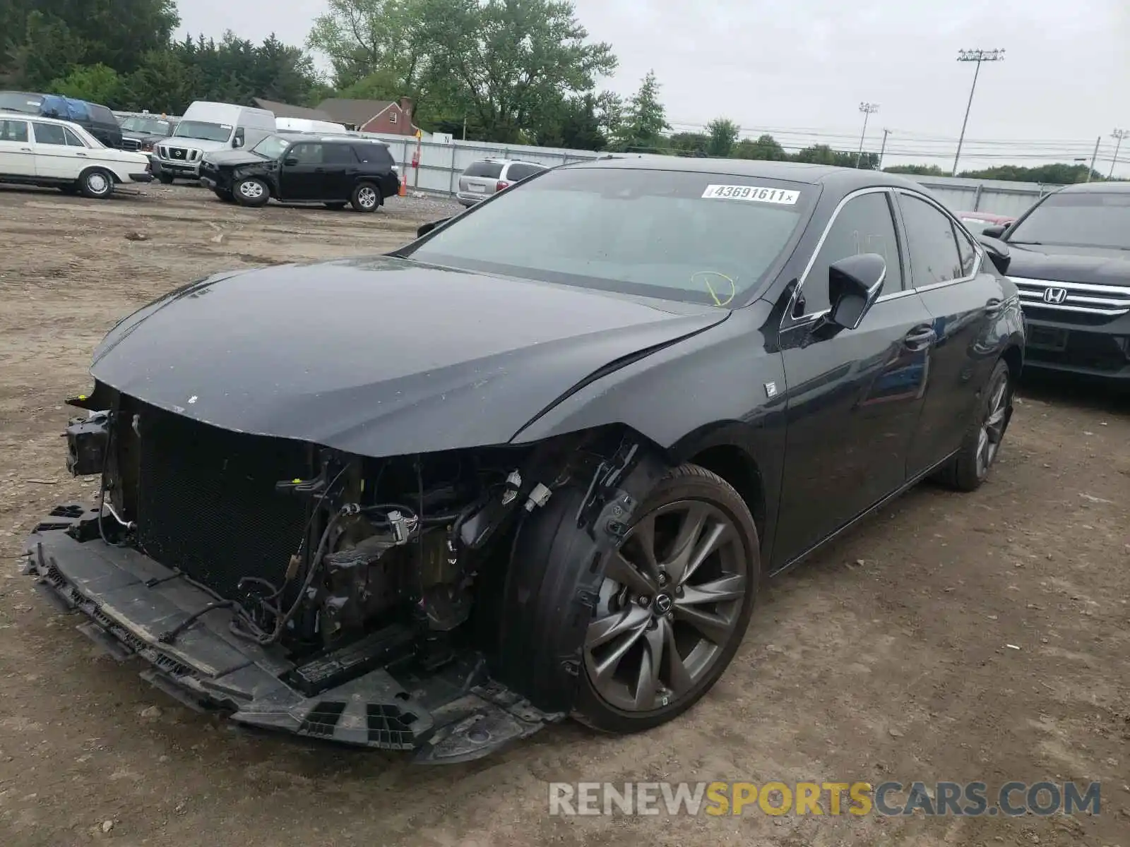 2 Photograph of a damaged car 58ABZ1B16KU012289 LEXUS ES350 2019