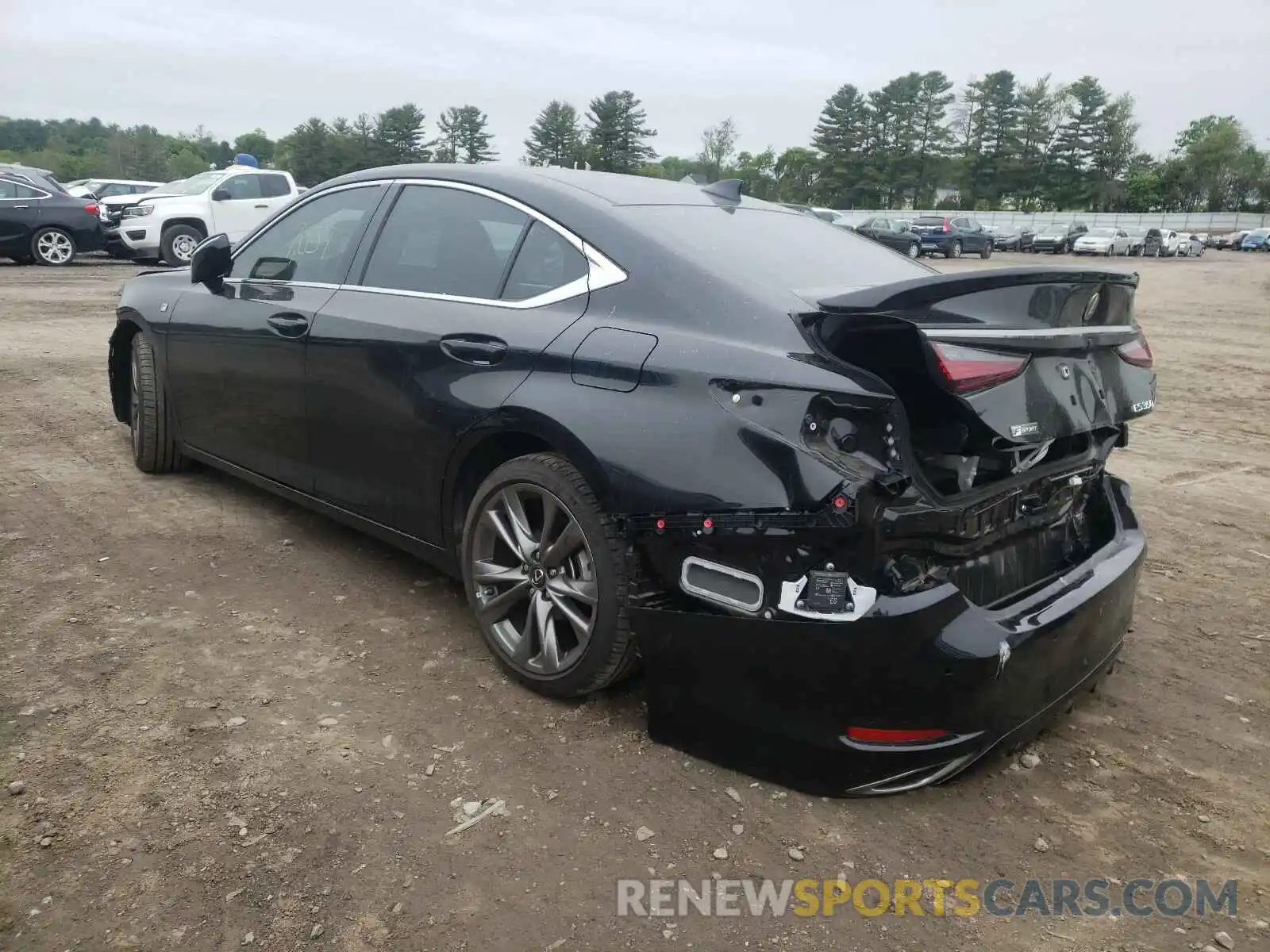 3 Photograph of a damaged car 58ABZ1B16KU012289 LEXUS ES350 2019