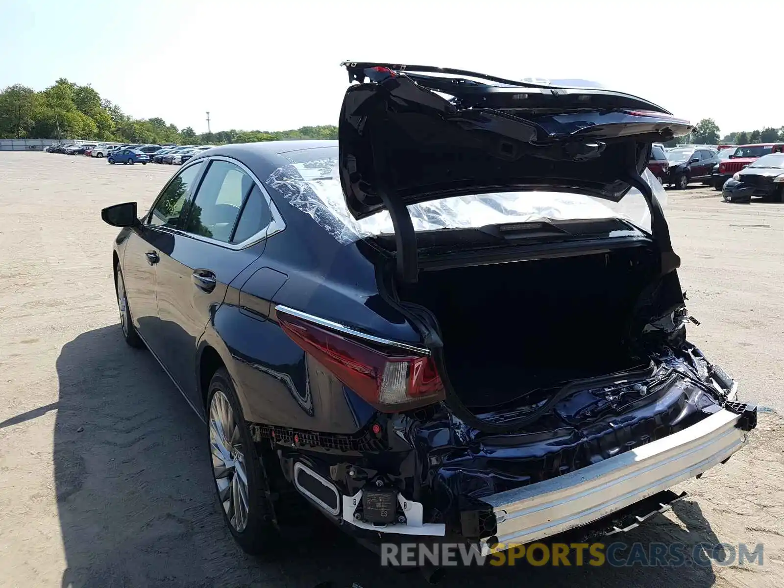 3 Photograph of a damaged car 58ABZ1B16KU014723 LEXUS ES350 2019