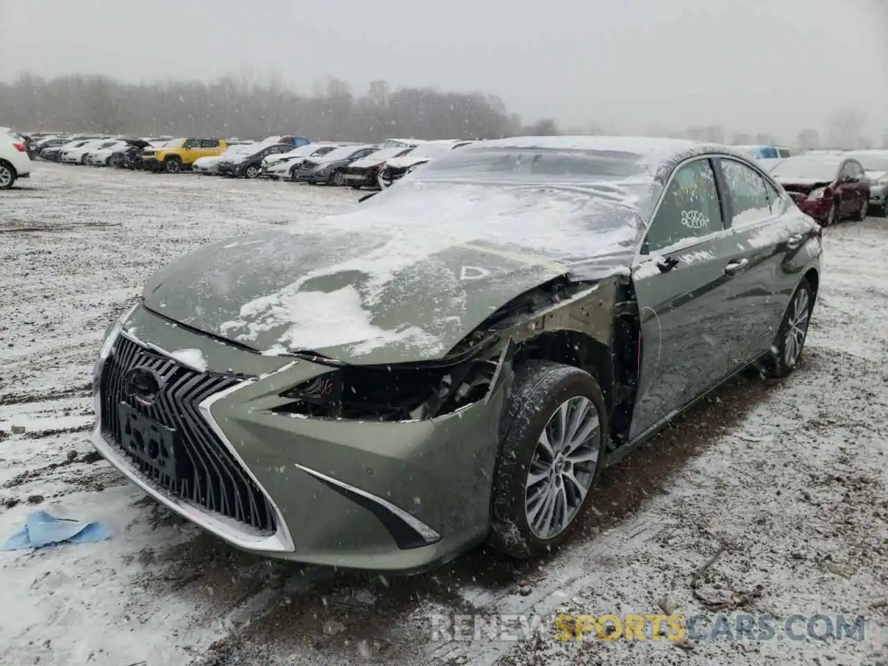 2 Photograph of a damaged car 58ABZ1B16KU015306 LEXUS ES350 2019