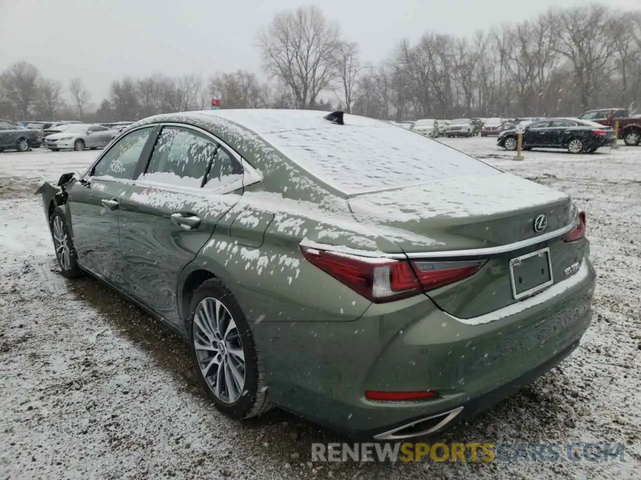 3 Photograph of a damaged car 58ABZ1B16KU015306 LEXUS ES350 2019