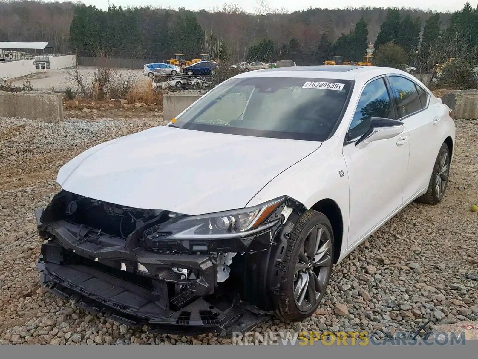 2 Photograph of a damaged car 58ABZ1B16KU016715 LEXUS ES350 2019