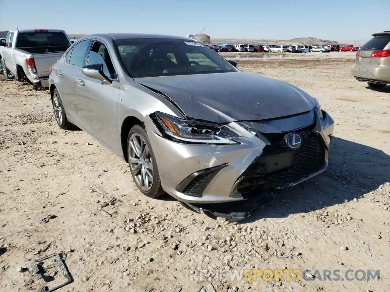 1 Photograph of a damaged car 58ABZ1B16KU019808 LEXUS ES350 2019