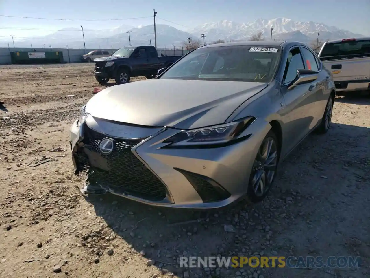 2 Photograph of a damaged car 58ABZ1B16KU019808 LEXUS ES350 2019