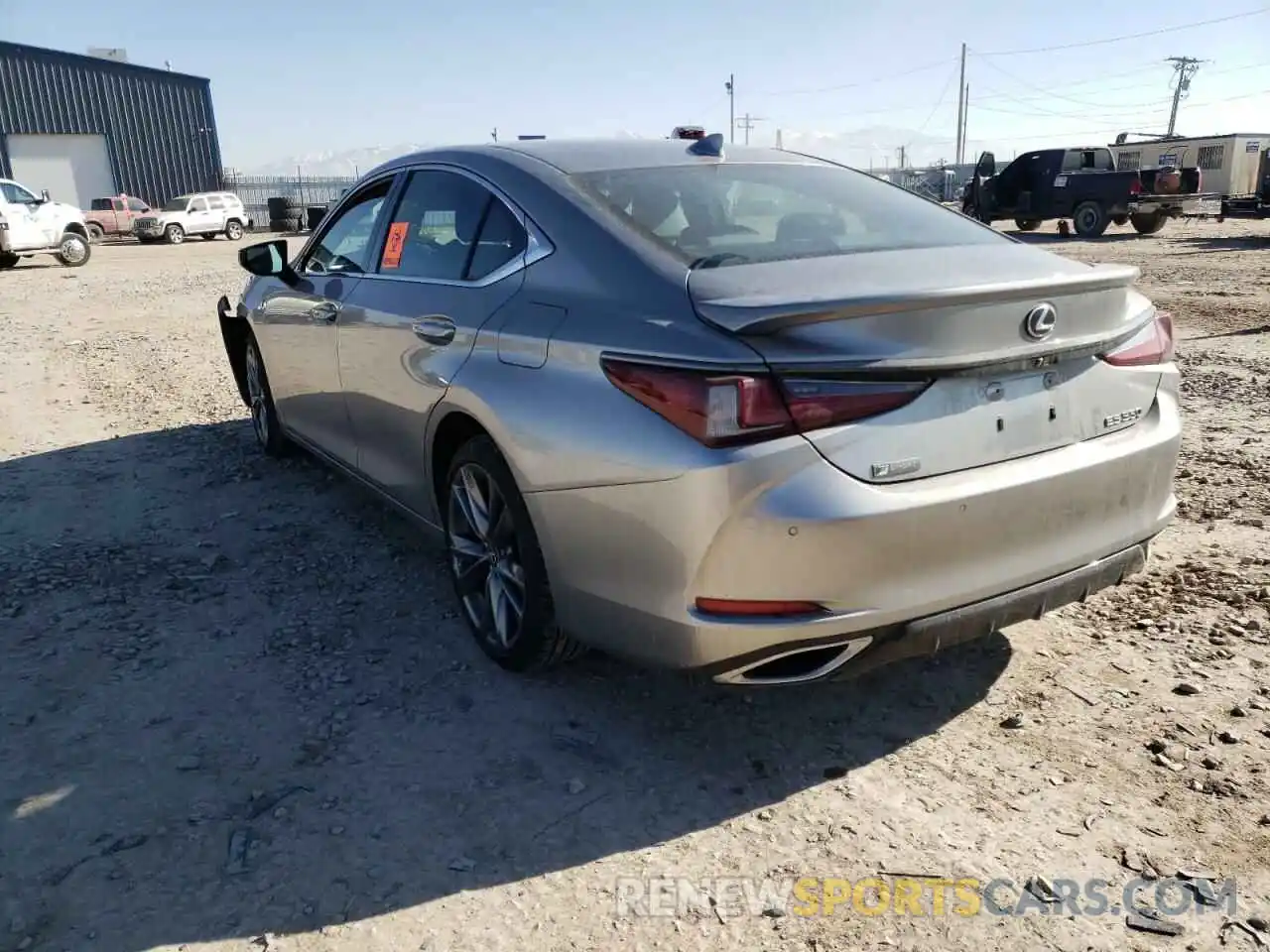 3 Photograph of a damaged car 58ABZ1B16KU019808 LEXUS ES350 2019