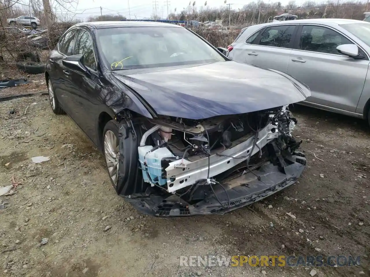 1 Photograph of a damaged car 58ABZ1B16KU026984 LEXUS ES350 2019