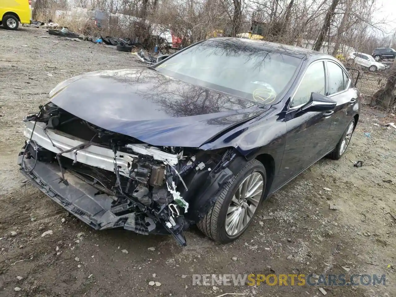 2 Photograph of a damaged car 58ABZ1B16KU026984 LEXUS ES350 2019