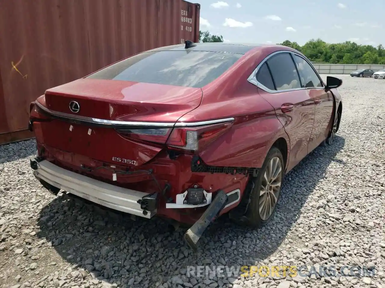 4 Photograph of a damaged car 58ABZ1B16KU027777 LEXUS ES350 2019