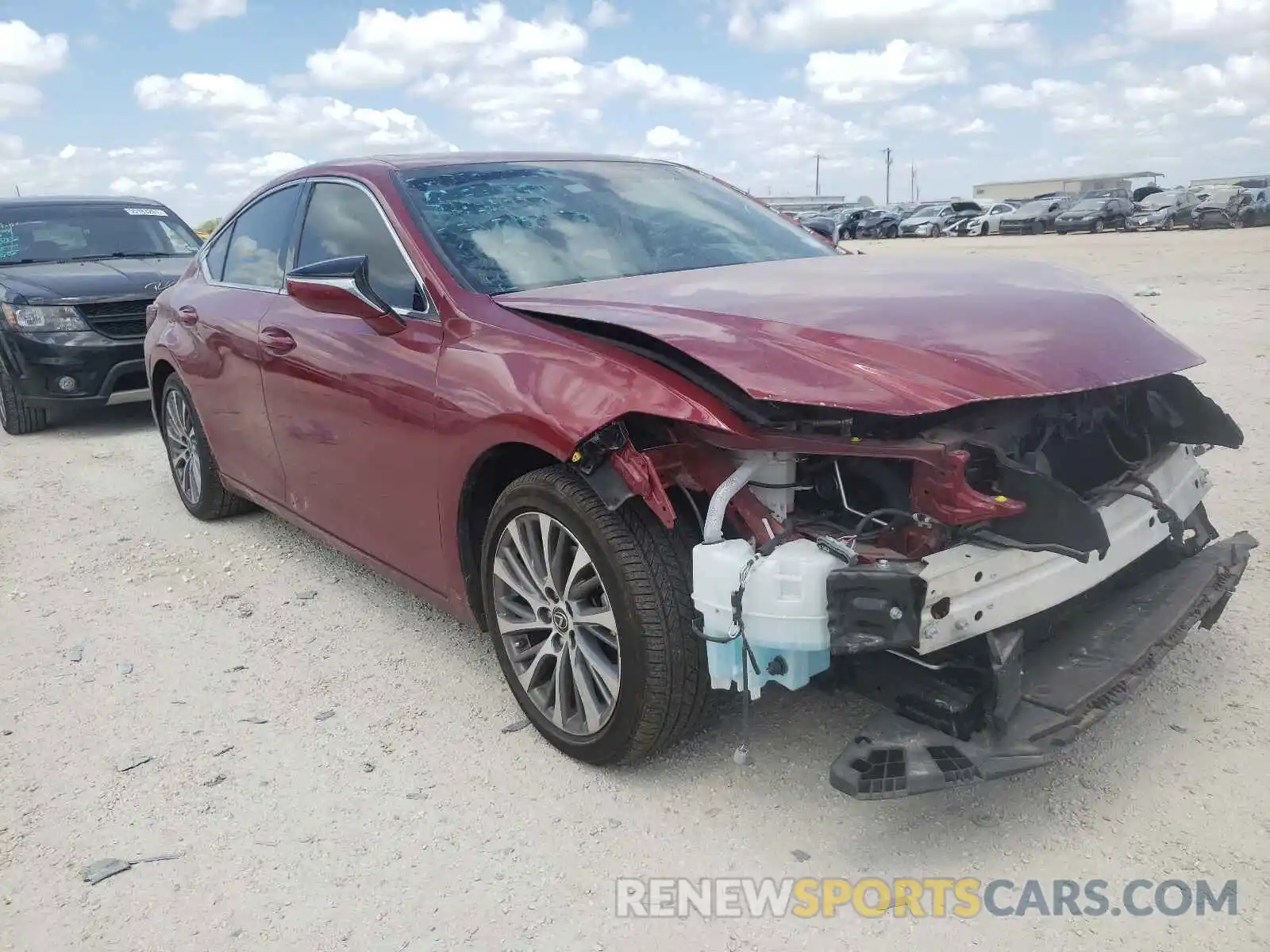 1 Photograph of a damaged car 58ABZ1B16KU028511 LEXUS ES350 2019