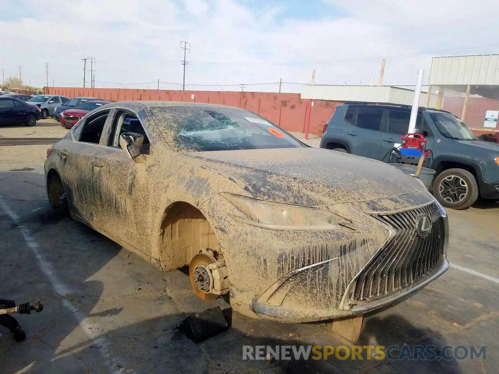 1 Photograph of a damaged car 58ABZ1B16KU029562 LEXUS ES350 2019