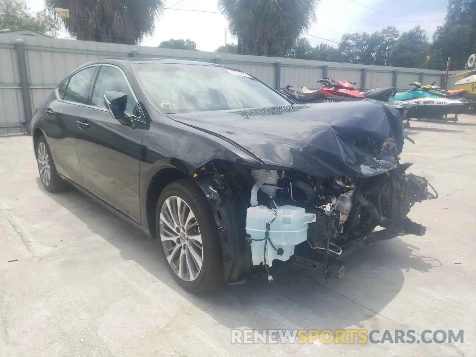 1 Photograph of a damaged car 58ABZ1B16KU030064 LEXUS ES350 2019