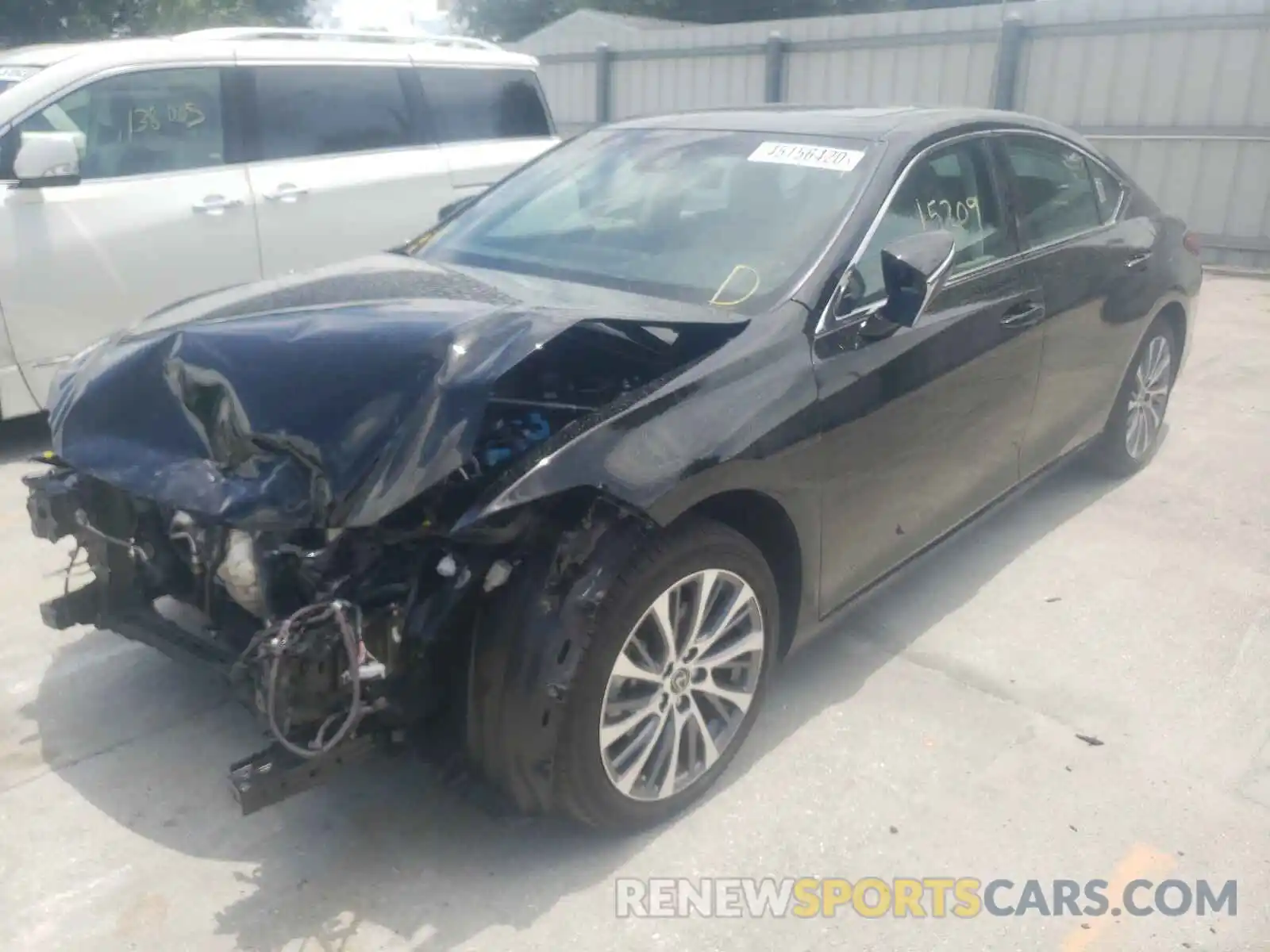 2 Photograph of a damaged car 58ABZ1B16KU030064 LEXUS ES350 2019