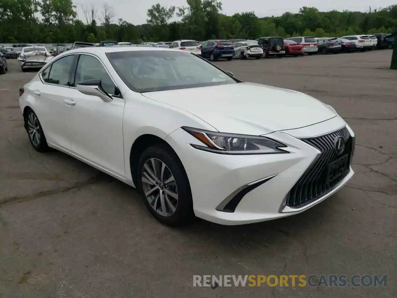 1 Photograph of a damaged car 58ABZ1B16KU031490 LEXUS ES350 2019