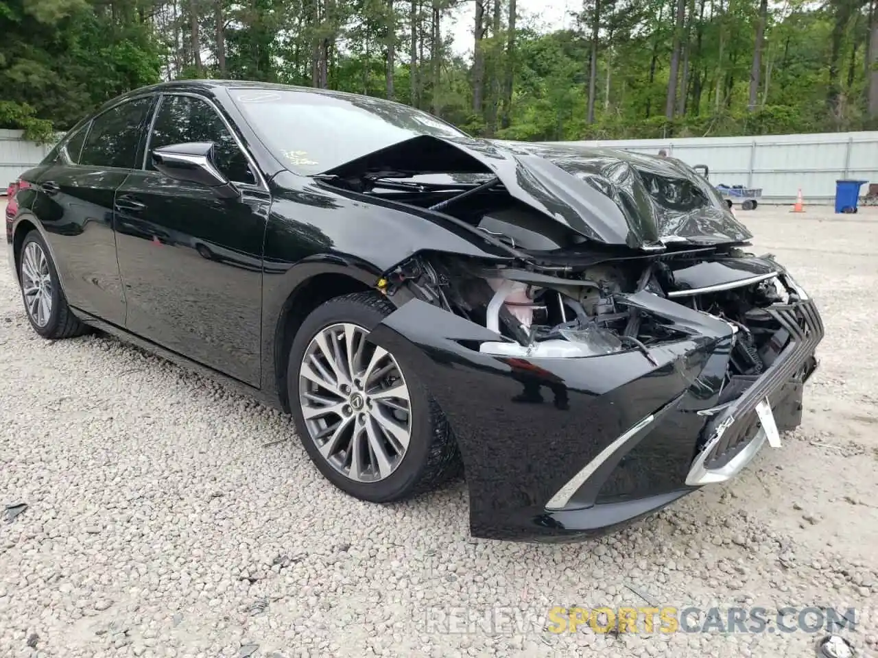 1 Photograph of a damaged car 58ABZ1B16KU034986 LEXUS ES350 2019