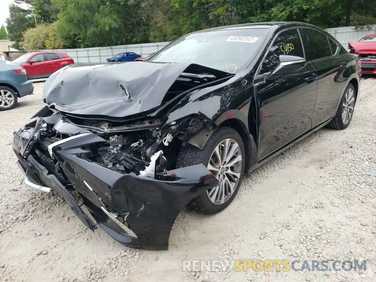 2 Photograph of a damaged car 58ABZ1B16KU034986 LEXUS ES350 2019