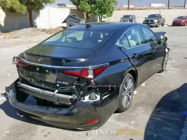 4 Photograph of a damaged car 58ABZ1B16KU036270 LEXUS ES350 2019