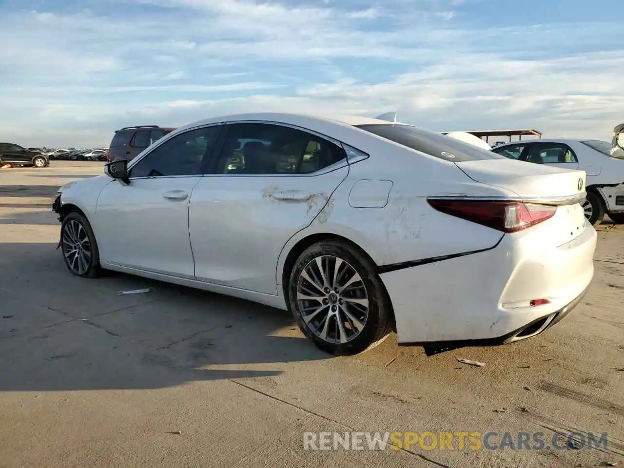 2 Photograph of a damaged car 58ABZ1B16KU039928 LEXUS ES350 2019