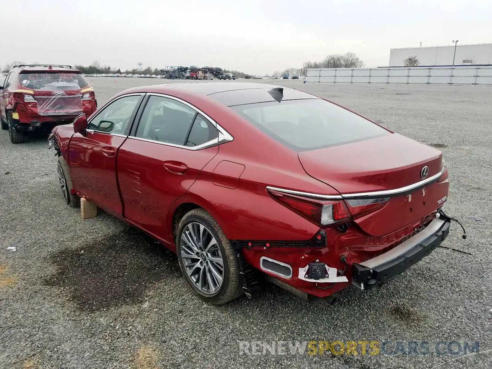 3 Photograph of a damaged car 58ABZ1B16KU040044 LEXUS ES350 2019