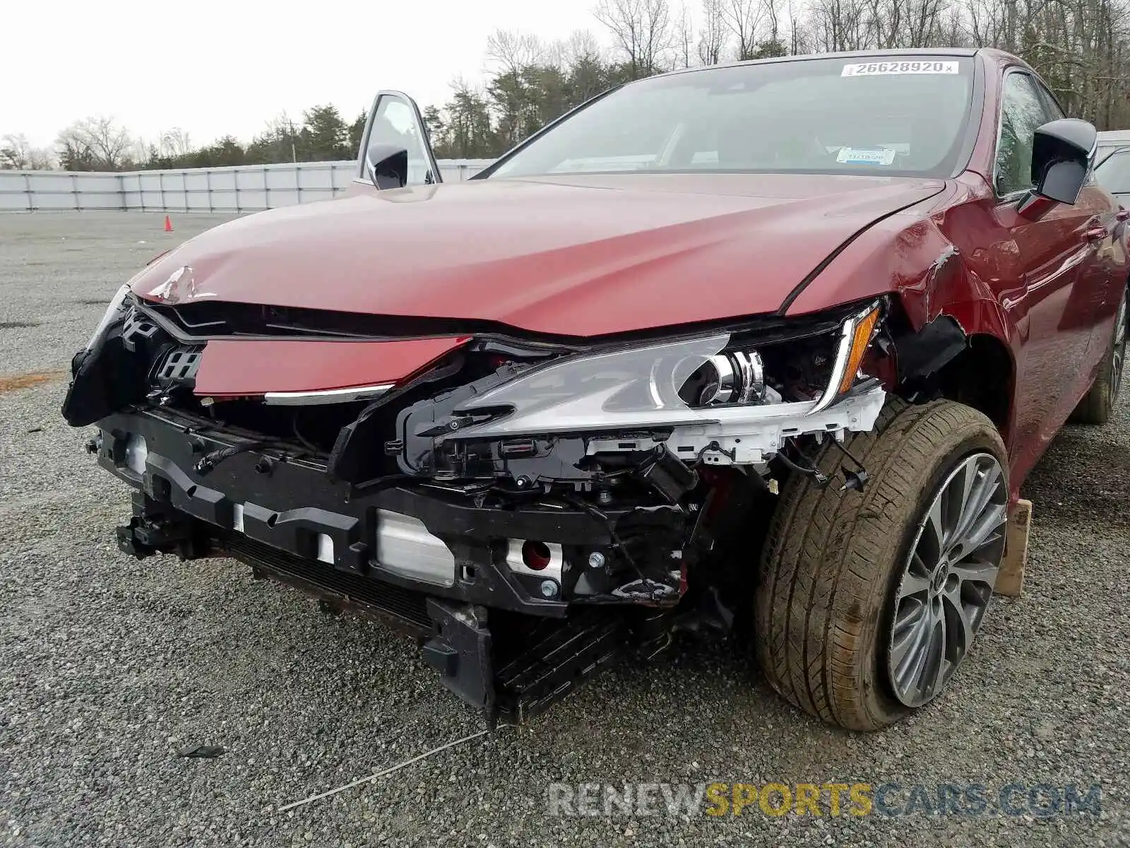 9 Photograph of a damaged car 58ABZ1B16KU040044 LEXUS ES350 2019