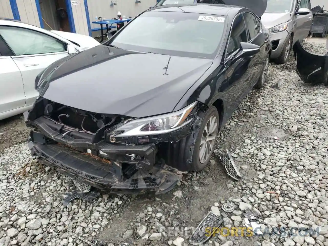 2 Фотография поврежденного автомобиля 58ABZ1B16KU045874 LEXUS ES350 2019