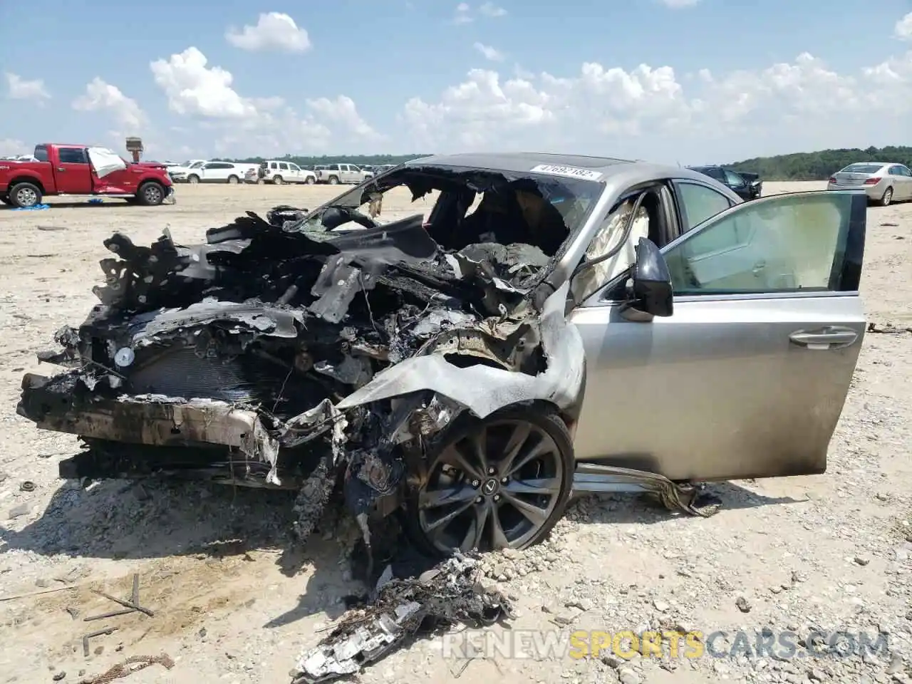 2 Photograph of a damaged car 58ABZ1B16KU049634 LEXUS ES350 2019