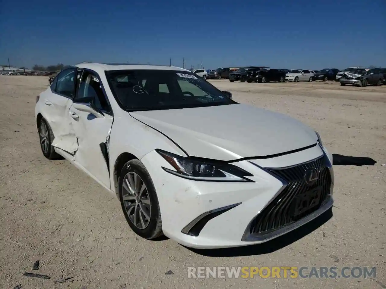 1 Photograph of a damaged car 58ABZ1B17KU002340 LEXUS ES350 2019