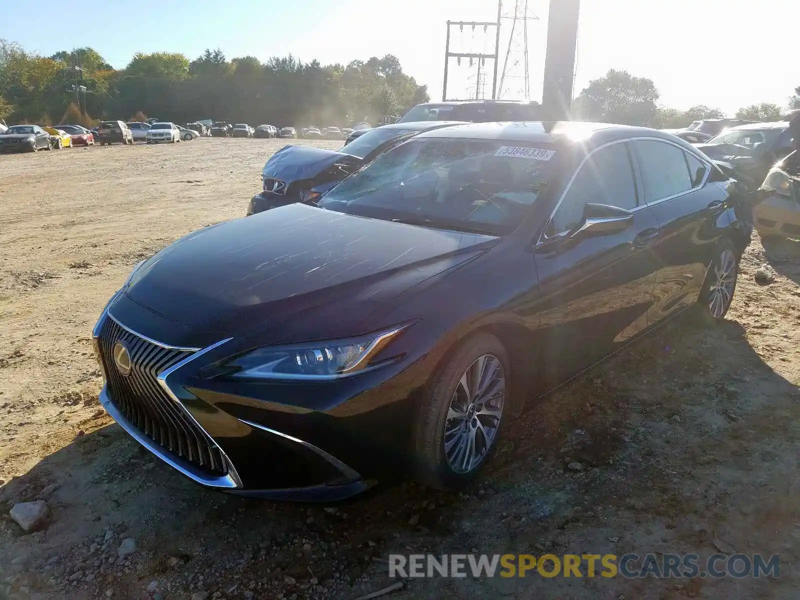 2 Photograph of a damaged car 58ABZ1B17KU005870 LEXUS ES350 2019