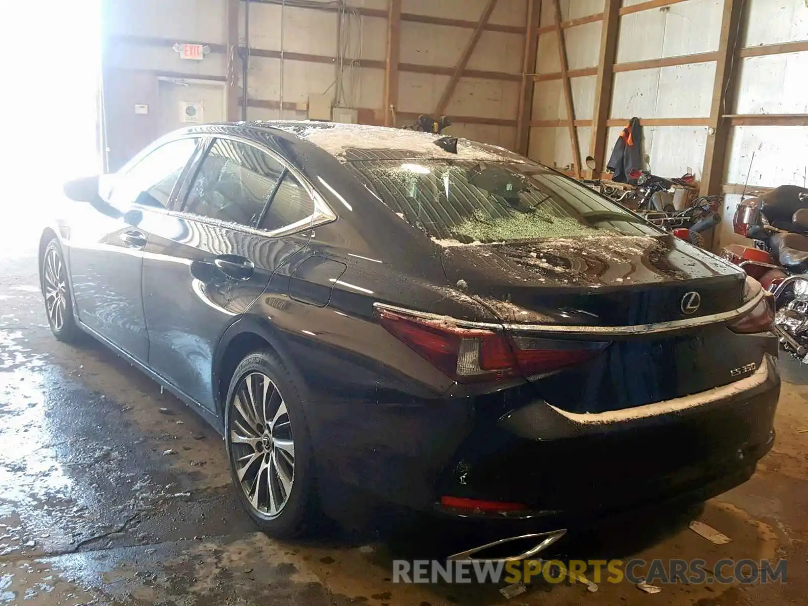 3 Photograph of a damaged car 58ABZ1B17KU008218 LEXUS ES350 2019