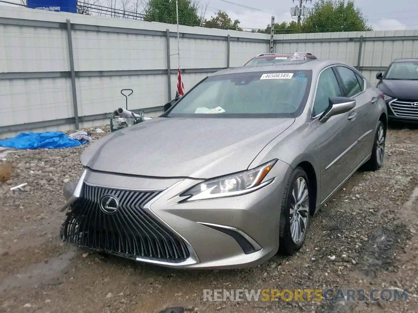 2 Photograph of a damaged car 58ABZ1B17KU015184 LEXUS ES350 2019