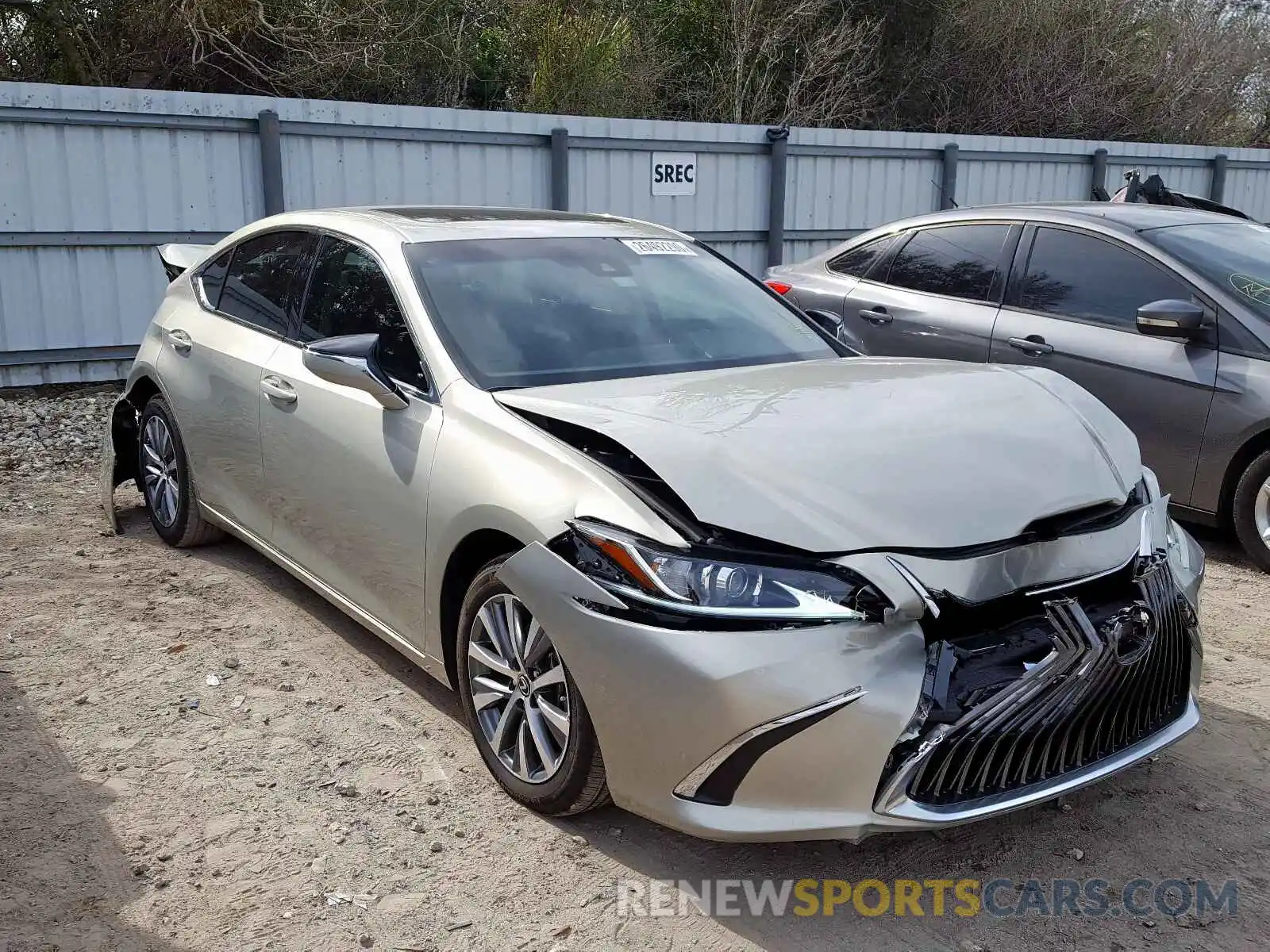 1 Photograph of a damaged car 58ABZ1B17KU019204 LEXUS ES350 2019