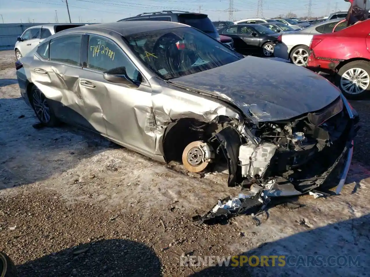 9 Photograph of a damaged car 58ABZ1B17KU028601 LEXUS ES350 2019