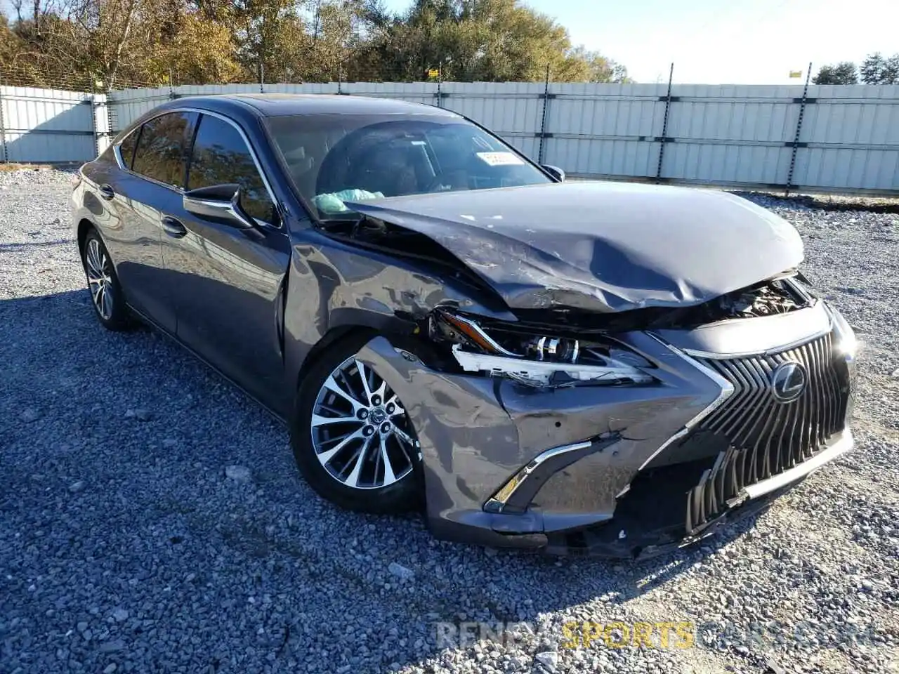 1 Photograph of a damaged car 58ABZ1B17KU035533 LEXUS ES350 2019