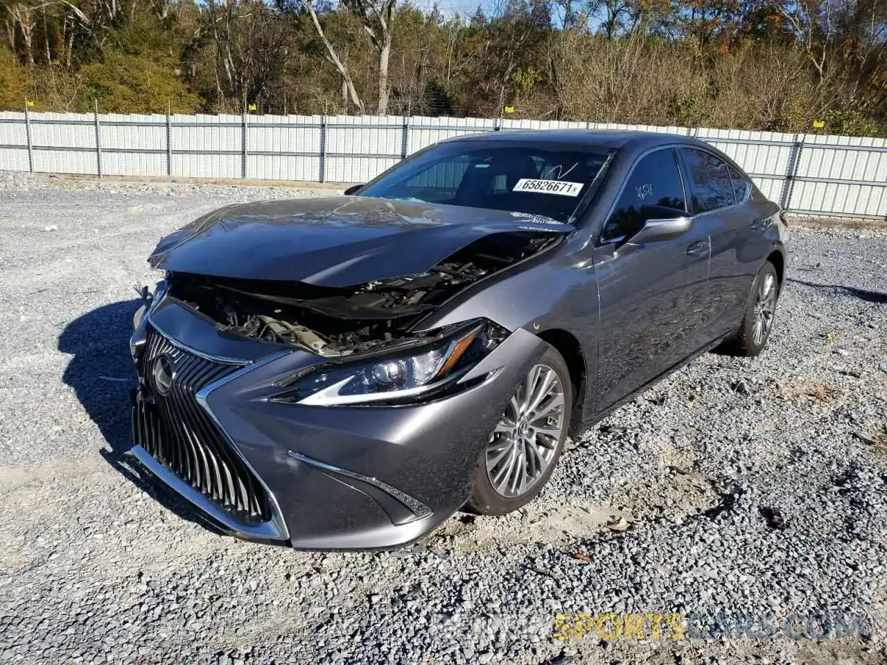 2 Photograph of a damaged car 58ABZ1B17KU035533 LEXUS ES350 2019