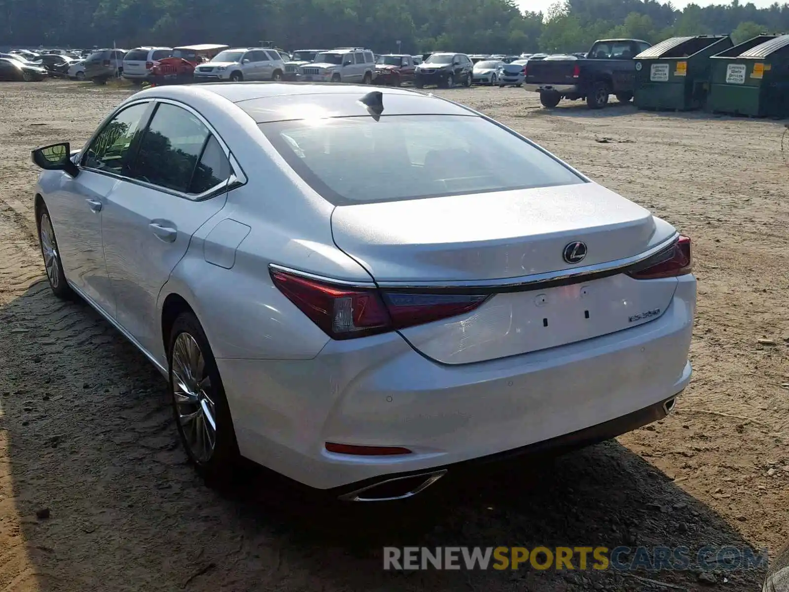 3 Photograph of a damaged car 58ABZ1B17KU035595 LEXUS ES350 2019