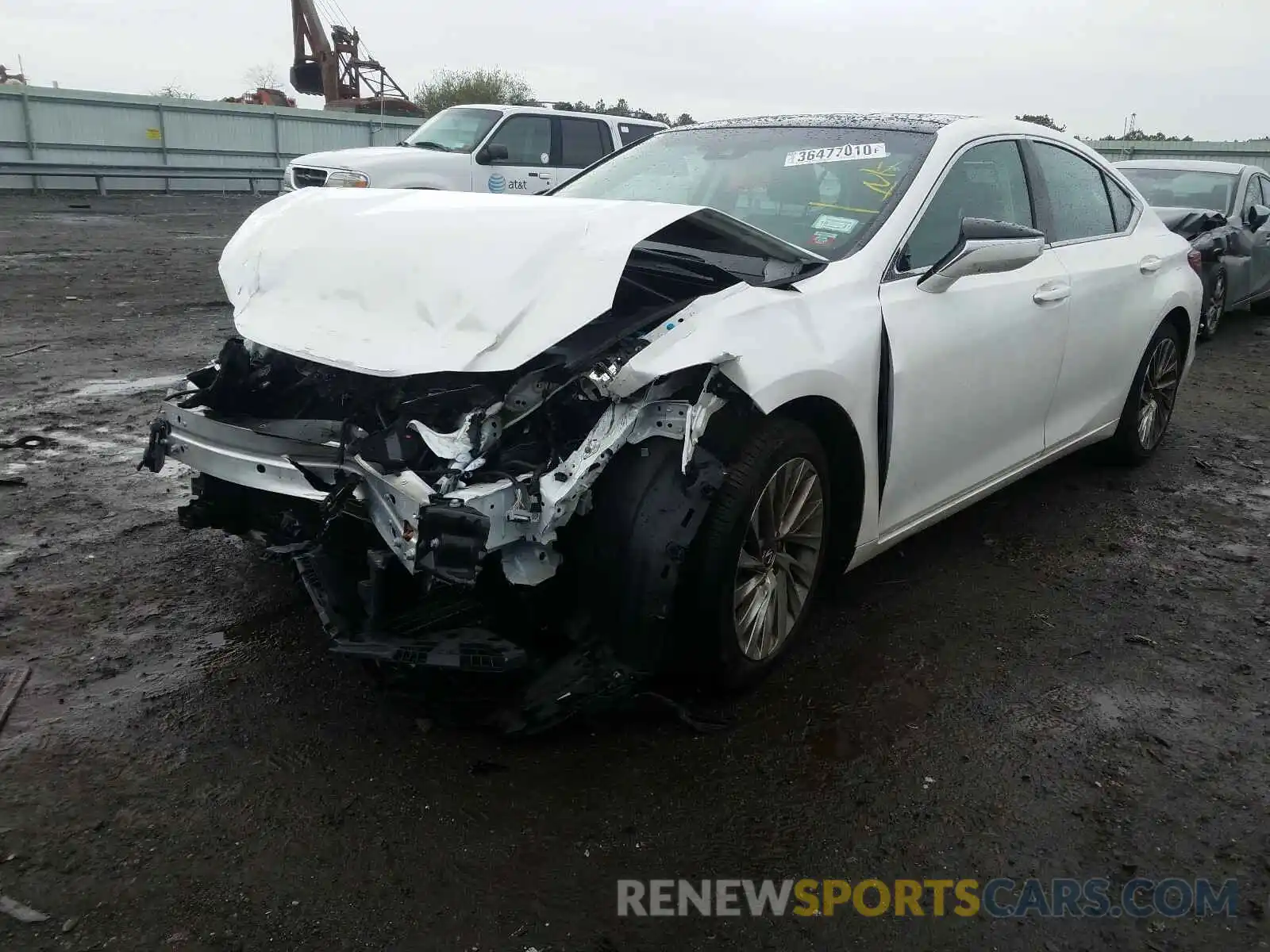 2 Photograph of a damaged car 58ABZ1B17KU046130 LEXUS ES350 2019