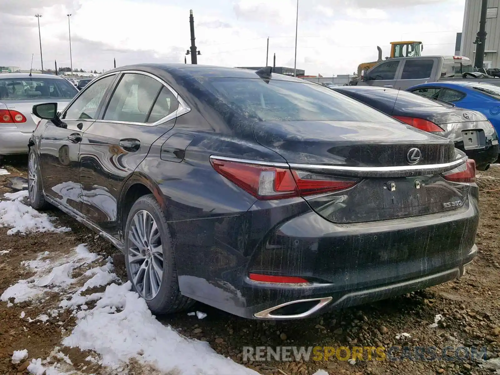 3 Photograph of a damaged car 58ABZ1B18KU001424 LEXUS ES350 2019